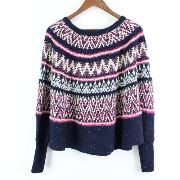 Anthro Sleeping on Snow Fairisle Dolman Knit Sweater Size XS - Picture 8 of 8